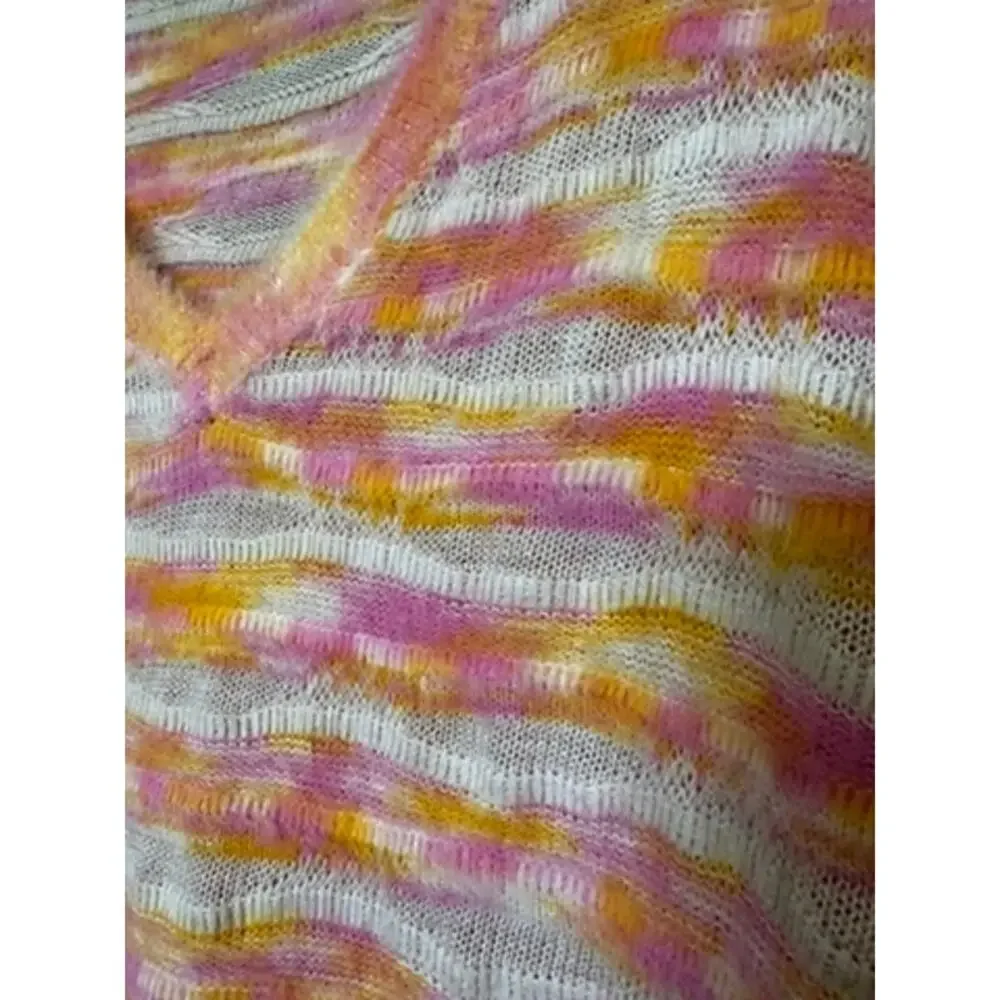 Intimately Free People It’s Unreal Sorbet Striped Oversized Pullover Sweater M